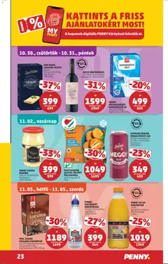 PENNY - Akciós újság PENNY megtekintése, amely érvényes 2025.10.30.-től | Oldal: 27