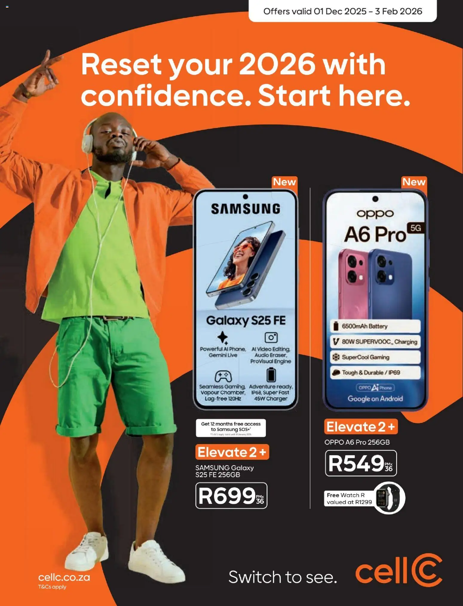 Preview of Cell C flyer valid from 01/12/2025