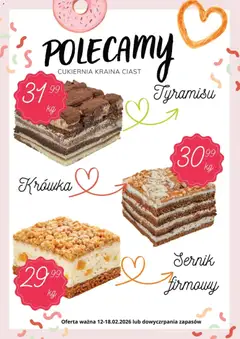 Pogląd gazetki "Promocja - Ciasta Kraina Ciast" ze sklepu Prim Market ważnej od 12.02.2026