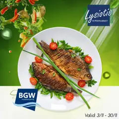 Προεπισκόπηση φυλλαδίου Φυλλάδιο από το κατάστημα Lysiotis σε ισχύ από 03/11/2025