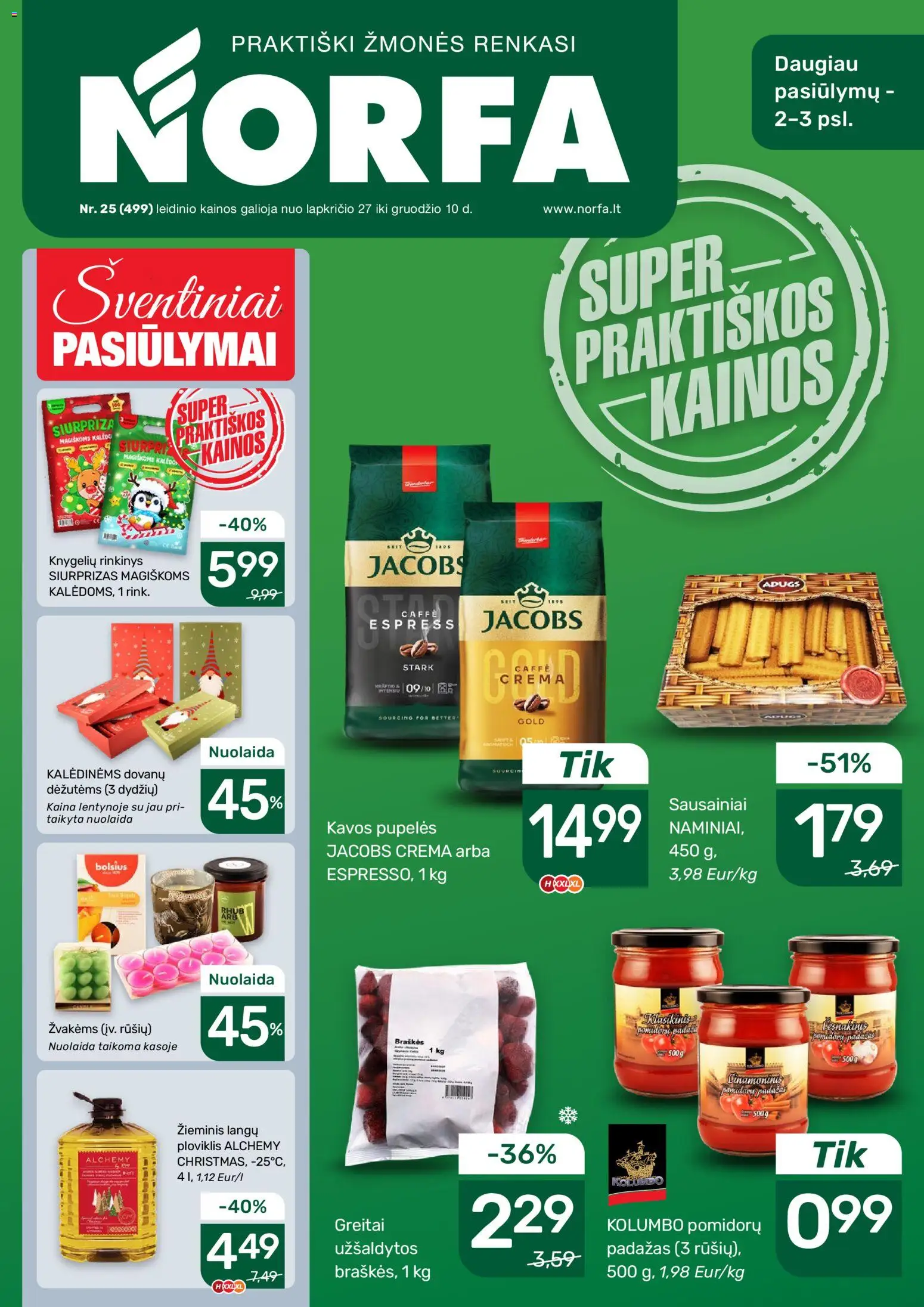 NORFA parduotuvės leidinio Leidinys - Super praktiškos kainos galiojančio nuo 2025.11.27 peržiūra