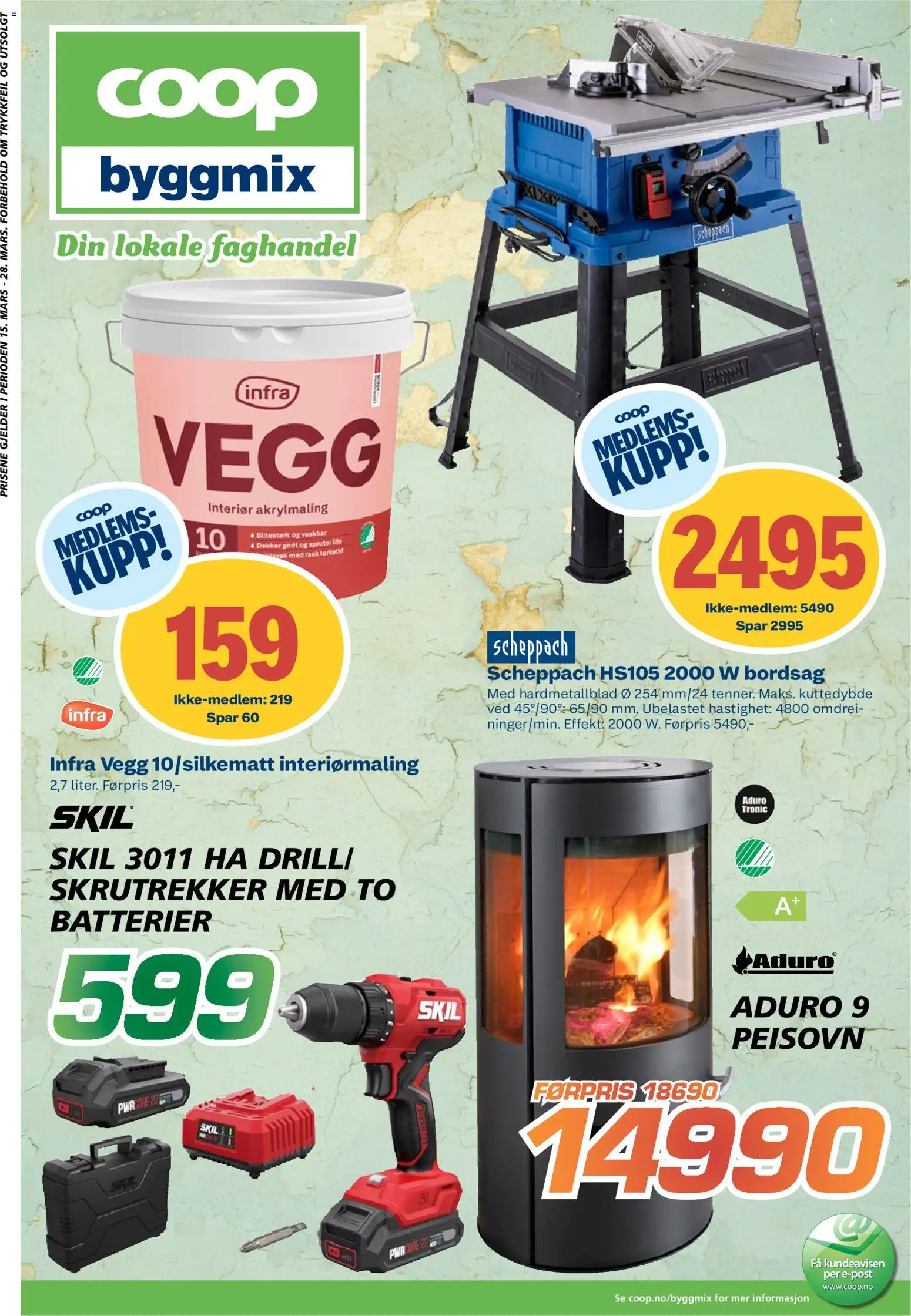 Forhåndsvis Coop Byggmix kundeavis fra butikk Coop Byggmix gyldig fra 16/03/2026