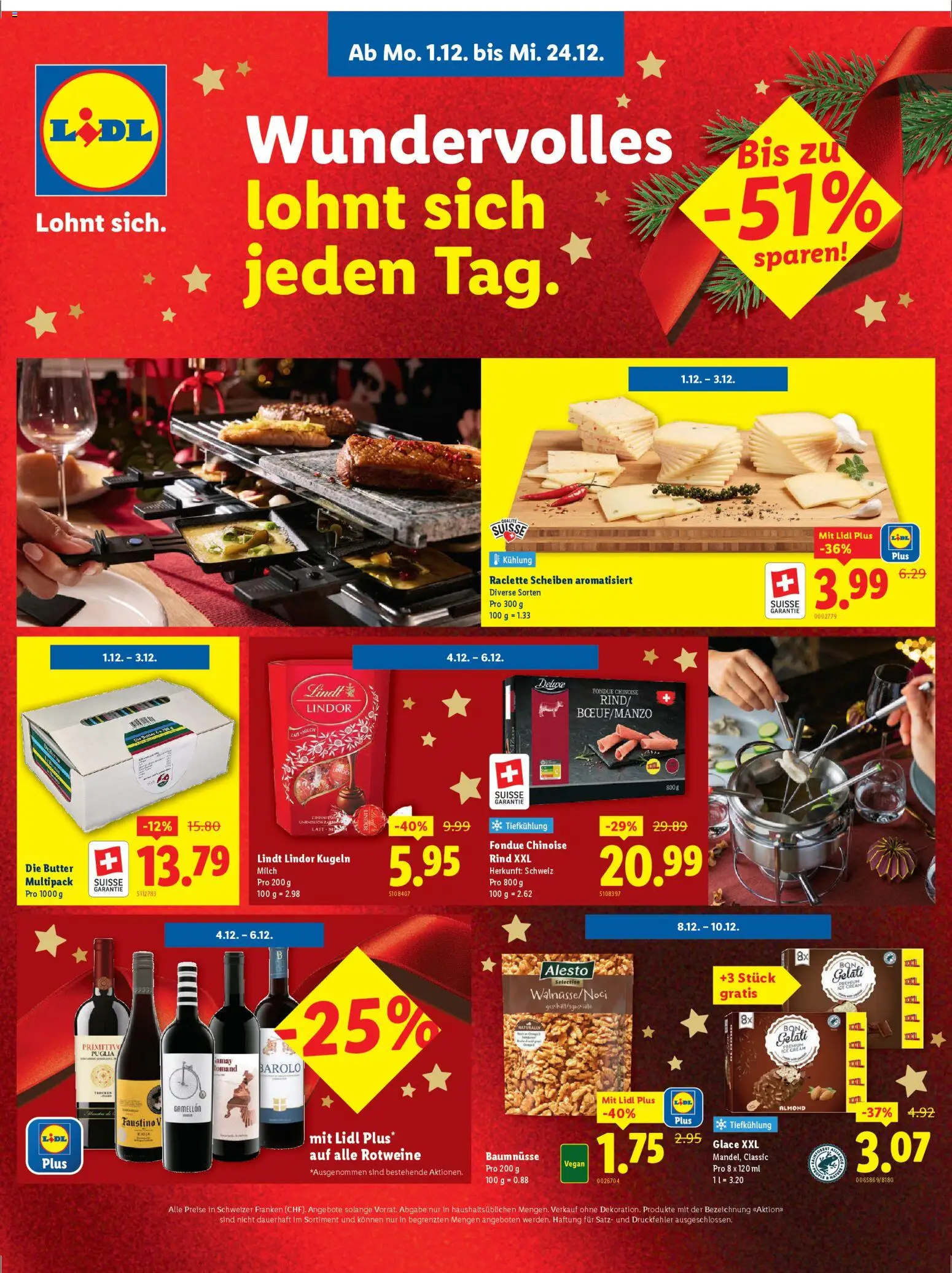 Vorschau des Merkblatts Aktionen Adventskalender vom Shop Lidl gültig von 01.12.2025 bis 24.12.2025