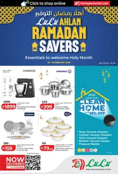 Preview of the catalogue Ahlan Ramadan Savers - Abu Dhabi & Al Ain of store Lulu Hypermarket valid from 4 Feb, 2026