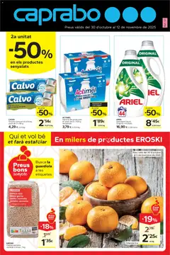 Vista previa del folleto de la tienda Caprabo válido desde el 30/10/2025 