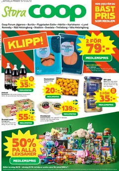 Förhandsgranska reklamblad Helsingborg från butik Stora Coop gäller från 15/12/2025