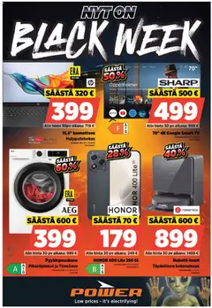Kaupan Power Black Friday esikatselu, voimassa 17/11/2025