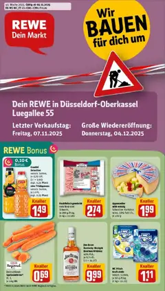 Vorschau von dem Prospekt des Geschäftes Rewe, gültig ab dem 02.11.2025