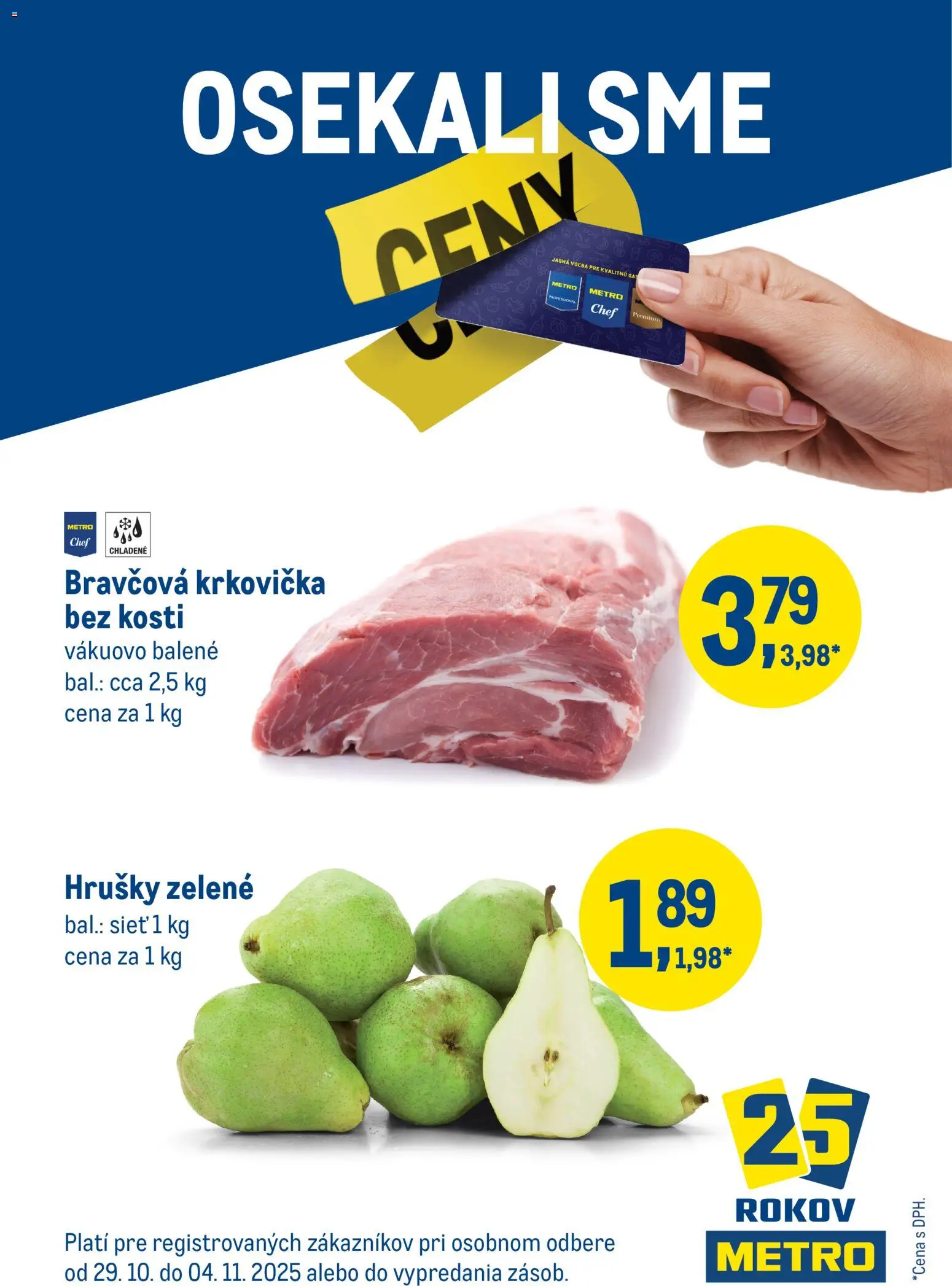 Náhľad Metro letáku platného od 29.10.2025