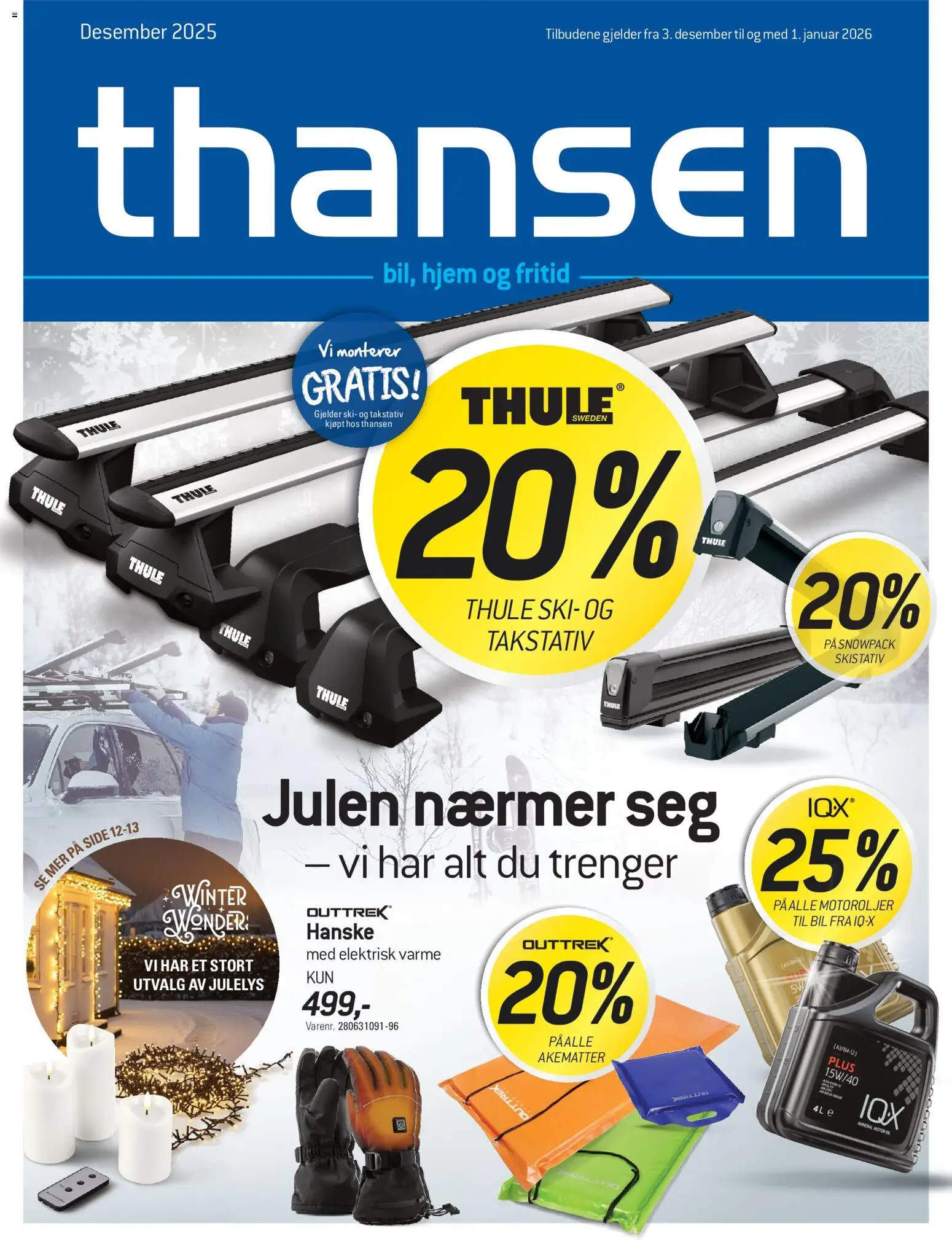 Forhåndsvis Kundeavis fra butikk THANSEN gyldig fra 03/12/2025
