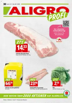 Vorschau des Merkblatts Aktionen vom Shop Aligro gültig von 21.07.2025 bis 26.07.2025