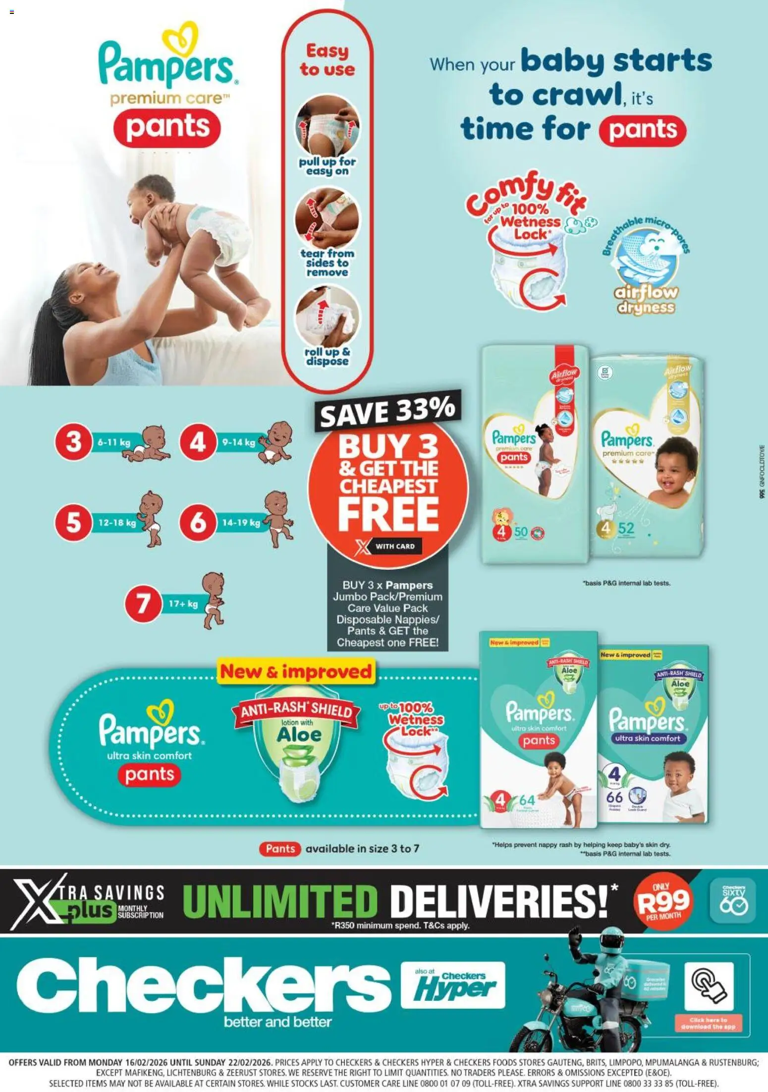 Preview of Checkers flyer valid from 16/02/2026