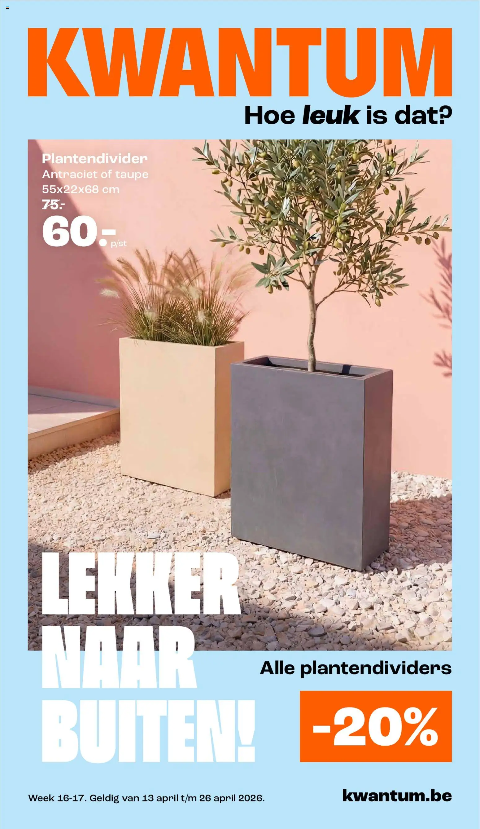 Voorbeeld van Kwantum Folder / Publicité van winkel Kwantum geldig vanaf 13/04/2026