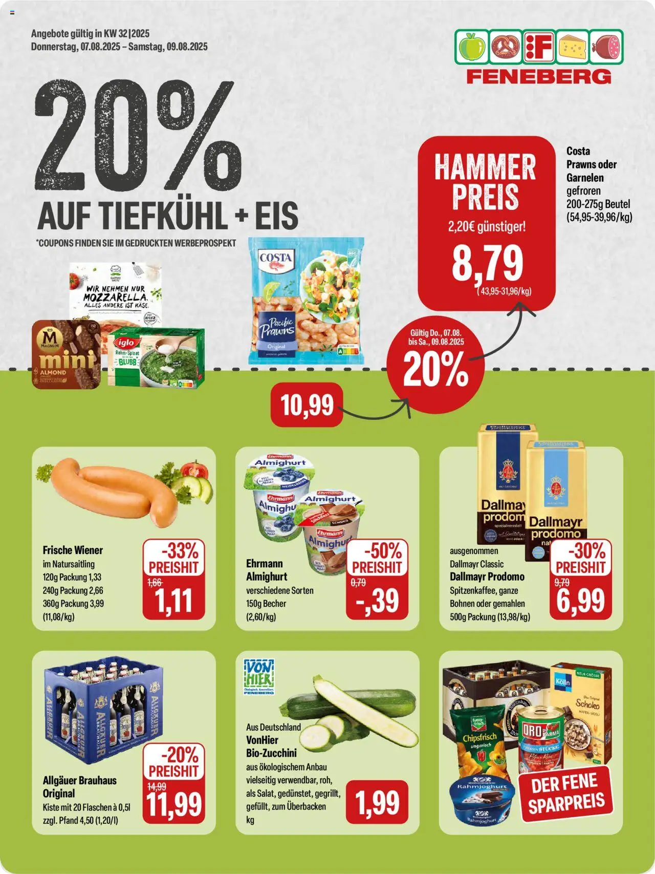 Feneberg Angebote (vom 07.08.2025 - 09.08.2025)