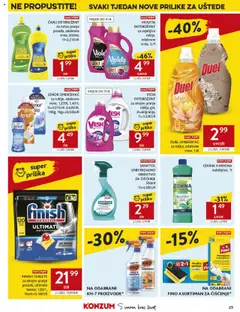 Pregled letka Katalog trgovine Konzum vrijedi od 13.08.2025 | Stranica: 25