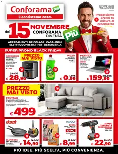 Anteprima dell'opuscolo Black Friday dal negozio Conforama valido da 15/11/2025