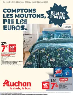 Prévisualisation de Blanc d'hiver du magasin Auchan formulaire valide 26/12/2025