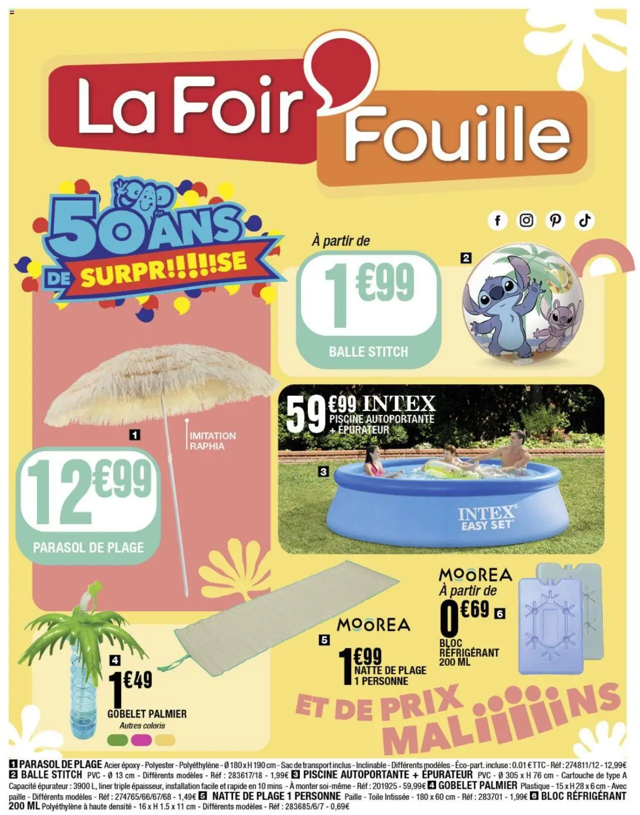 Catalogue de la semaine 25 de la boutique La Foir'Fouille valable du 24/06/2025 - Page numéro 1