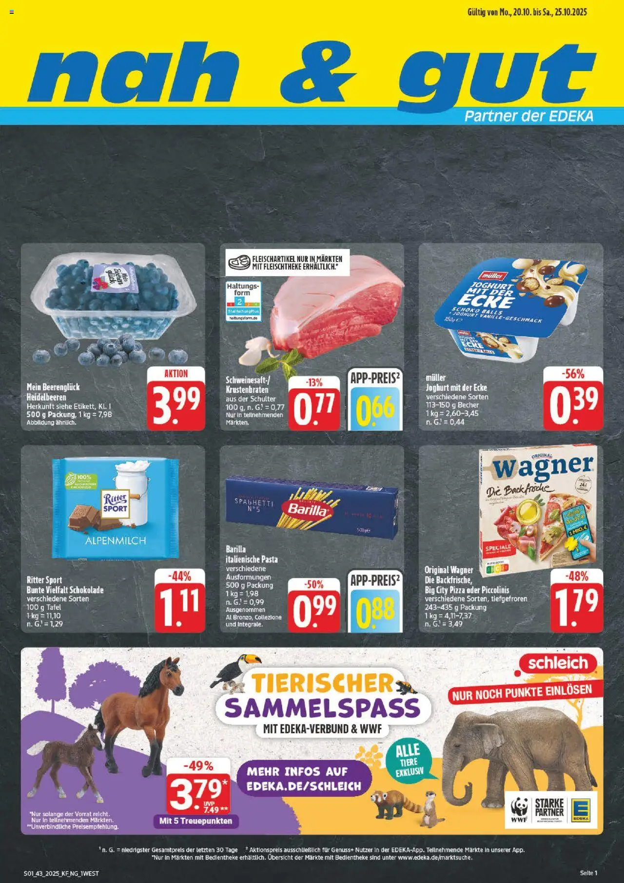 nah & gut Prospekt (vom 20.10.2025 - 25.10.2025)