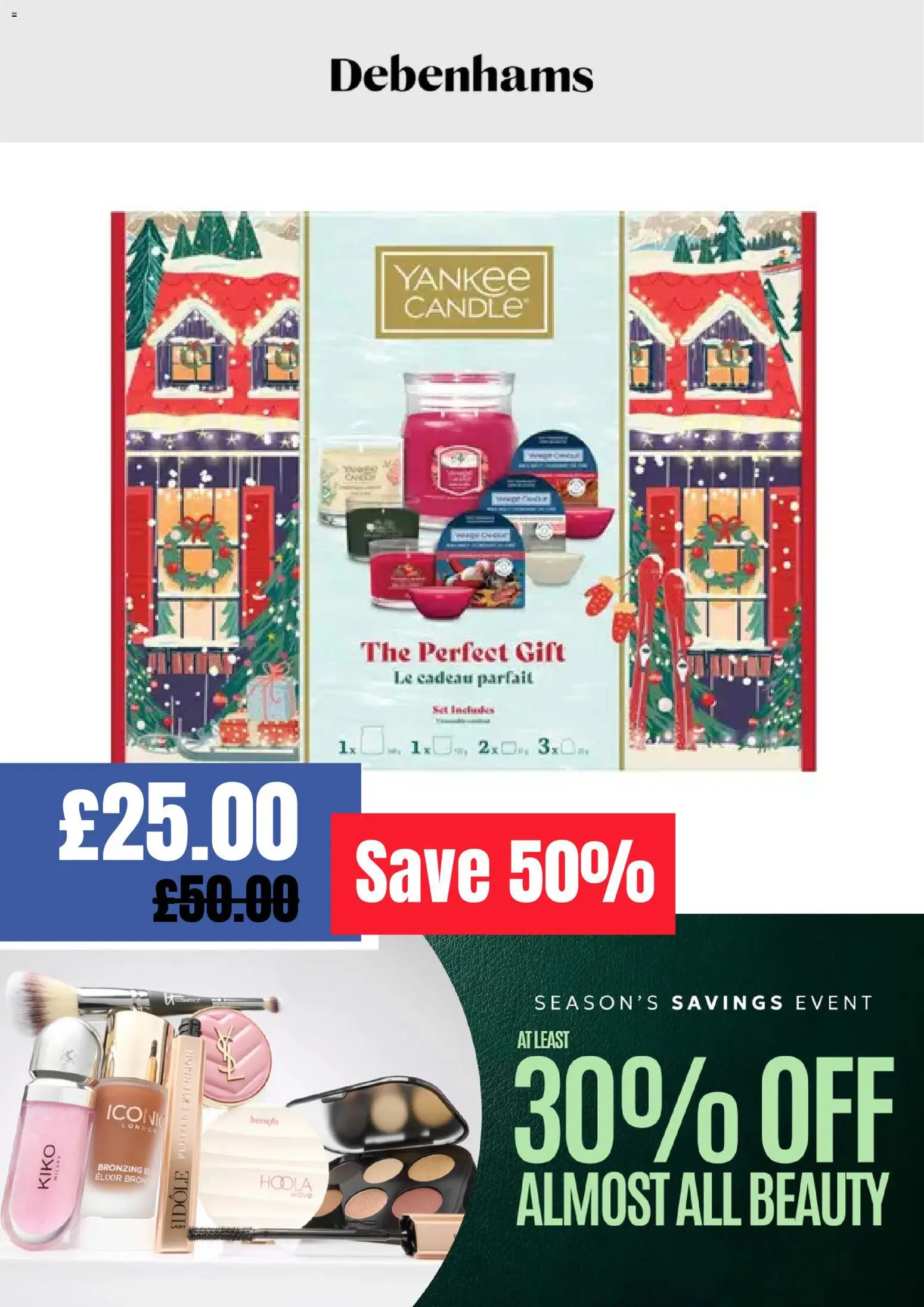 Preview of Debenhams Offers valid from 08/12/2025 - Yankee Candle