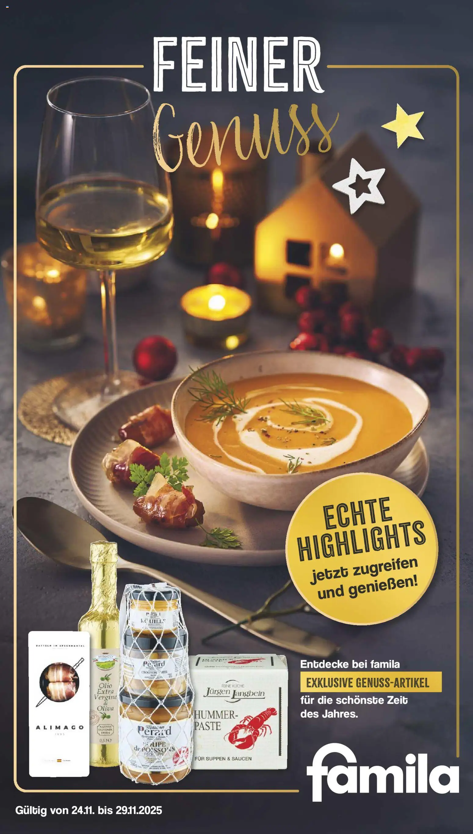 Vorschau von dem Prospekt des Geschäftes Famila Nordwest, gültig ab dem 24.11.2025