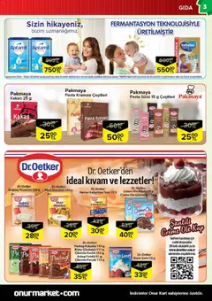 Onur Market Katalog - İstanbul 28.10.2025 - Broşürünün önizlemesi | Strana: 3