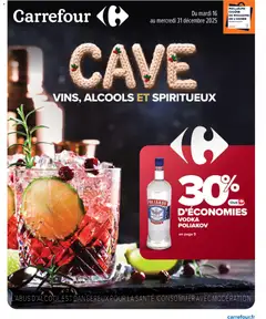 Prévisualisation de Cave : vins, alcools et spiriteux du magasin Carrefour formulaire valide 16/12/2025