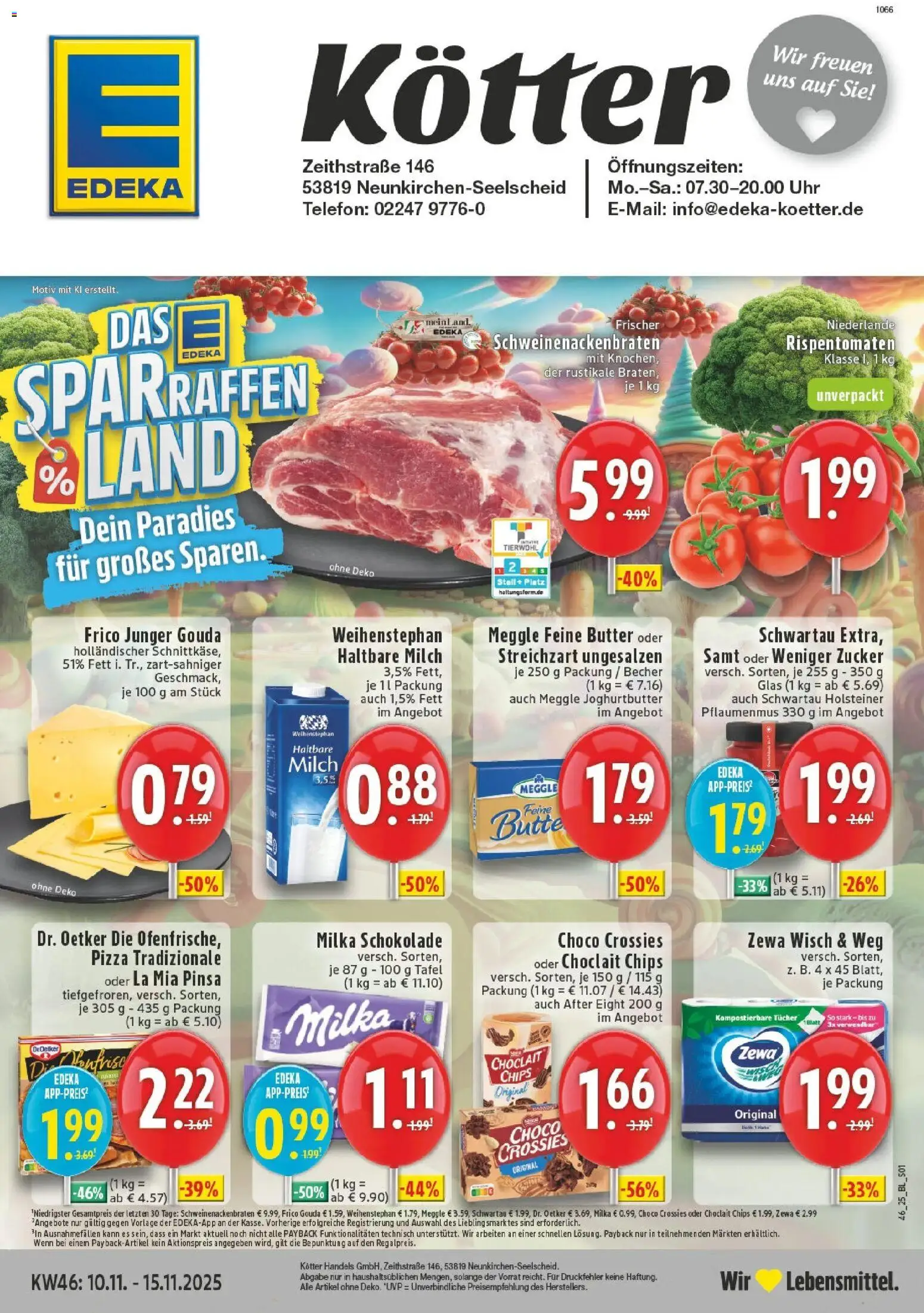 Vorschau von dem Prospekt des Geschäftes Edeka, gültig ab dem 10.11.2025