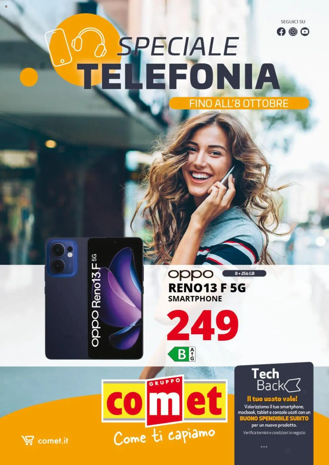 Volantino Comet valido da 26/09/2025 numero di pagina 1 - Smartphone, Tablet