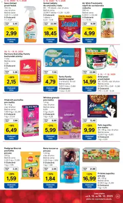 Náhľad Tesco letáku platného od 03.12.2025 | Strana: 43