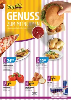Vorschau des Merkblatts Aktionen Genuss vom Shop TopCC gültig von 09.02.2026 bis 21.02.2026