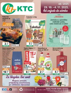 Pregled letka Katalog trgovine KTC vrijedi od 29.10.2025