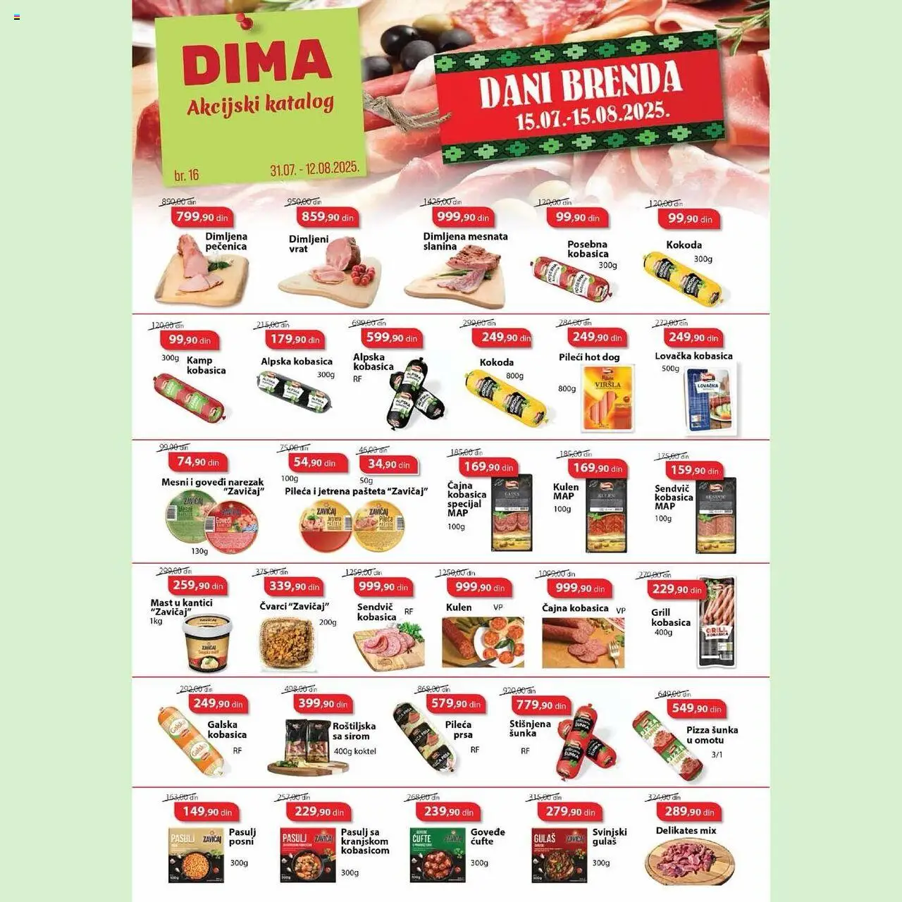 VP Dima katalog važi od 31.07.2025 - stranica 1