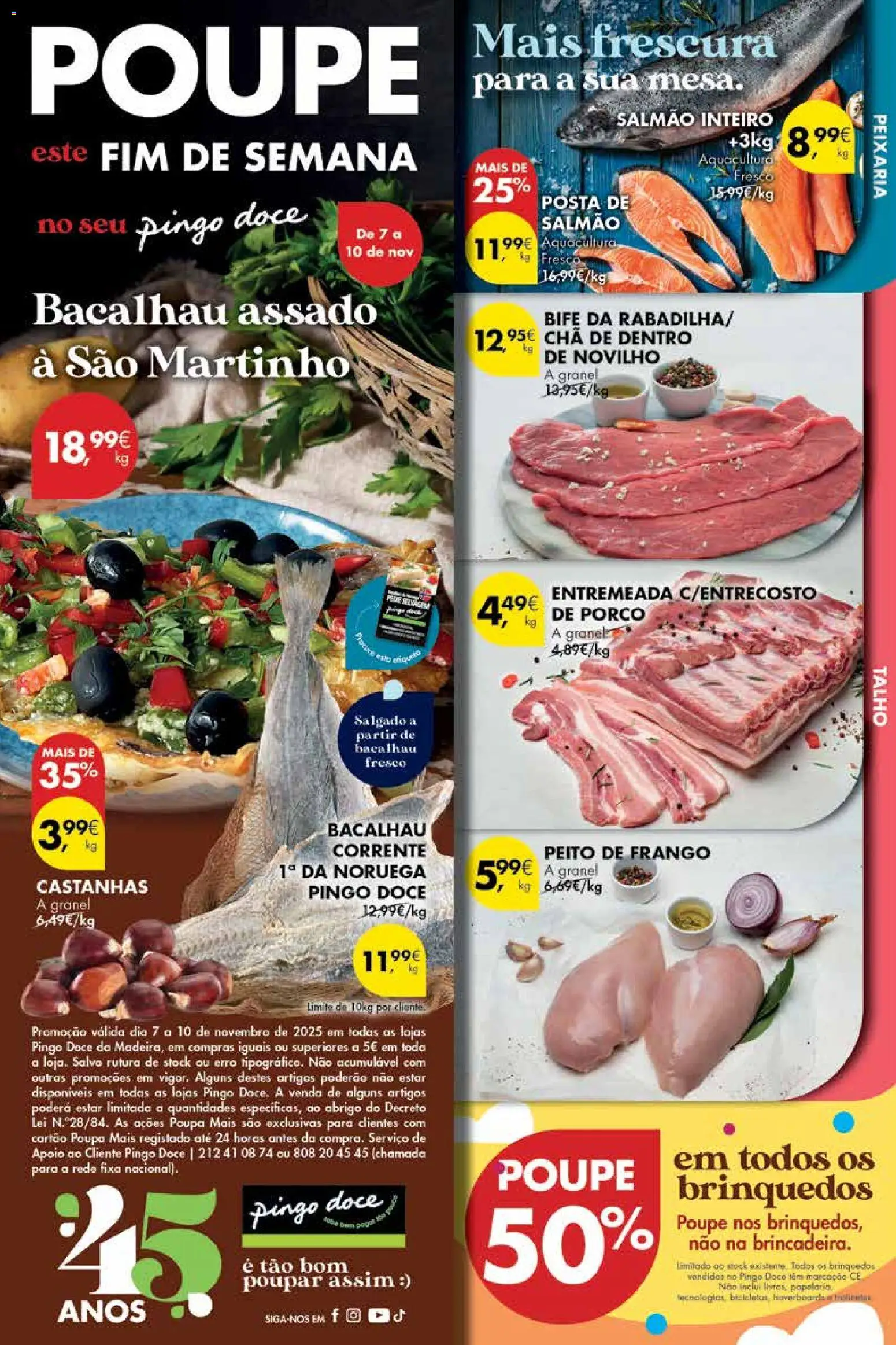 Pré-visualização do folheto da loja Pingo Doce válida a partir de 07/11/2025