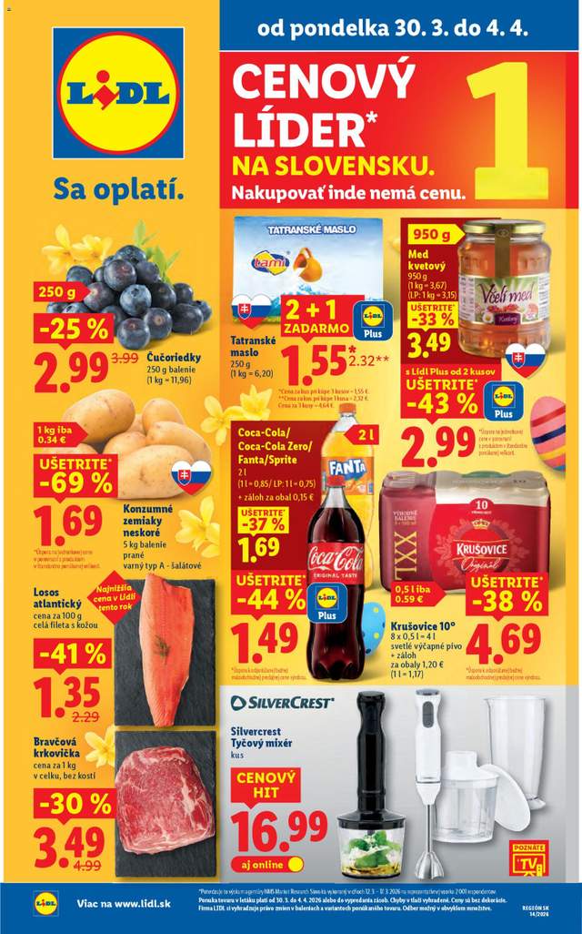 Nový Lidl leták od 30.03.