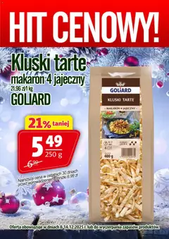 Pogląd gazetki "Promocja - Kluski Tarte Goliard" ze sklepu Prim Market ważnej od 08.12.2025