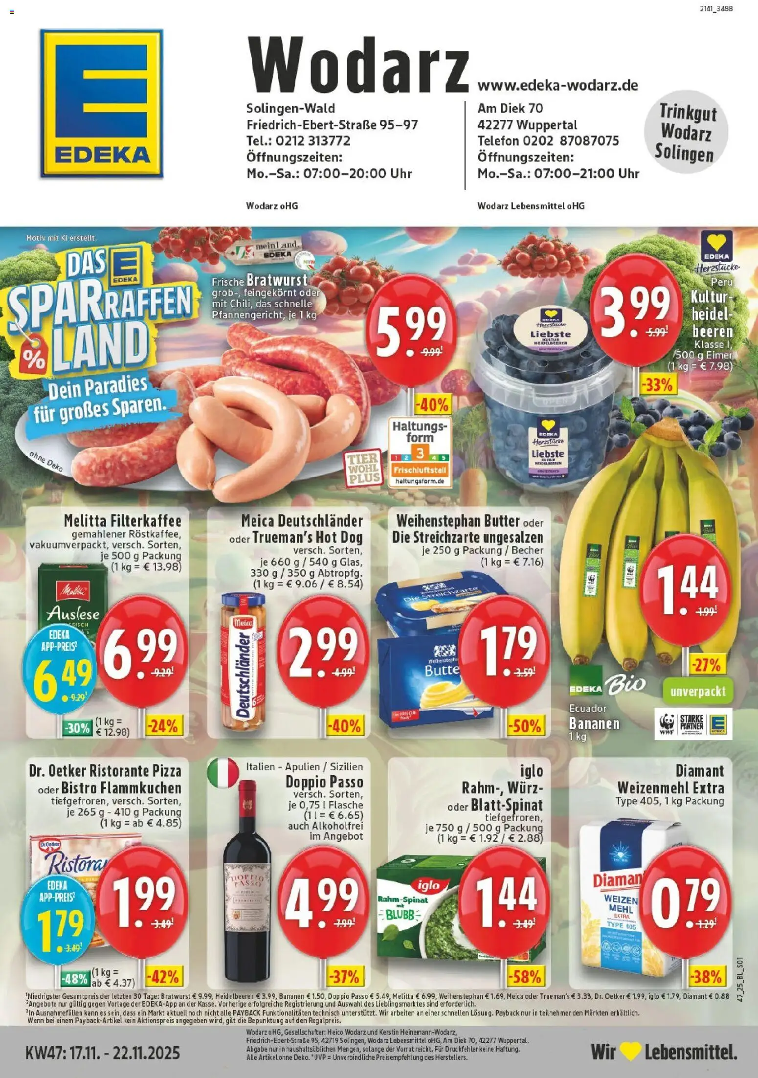 Vorschau von dem Prospekt des Geschäftes Edeka, gültig ab dem 17.11.2025