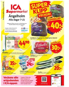 Förhandsgranska reklamblad Ängelholm från butik ICA Supermarket gäller från 10/11/2025