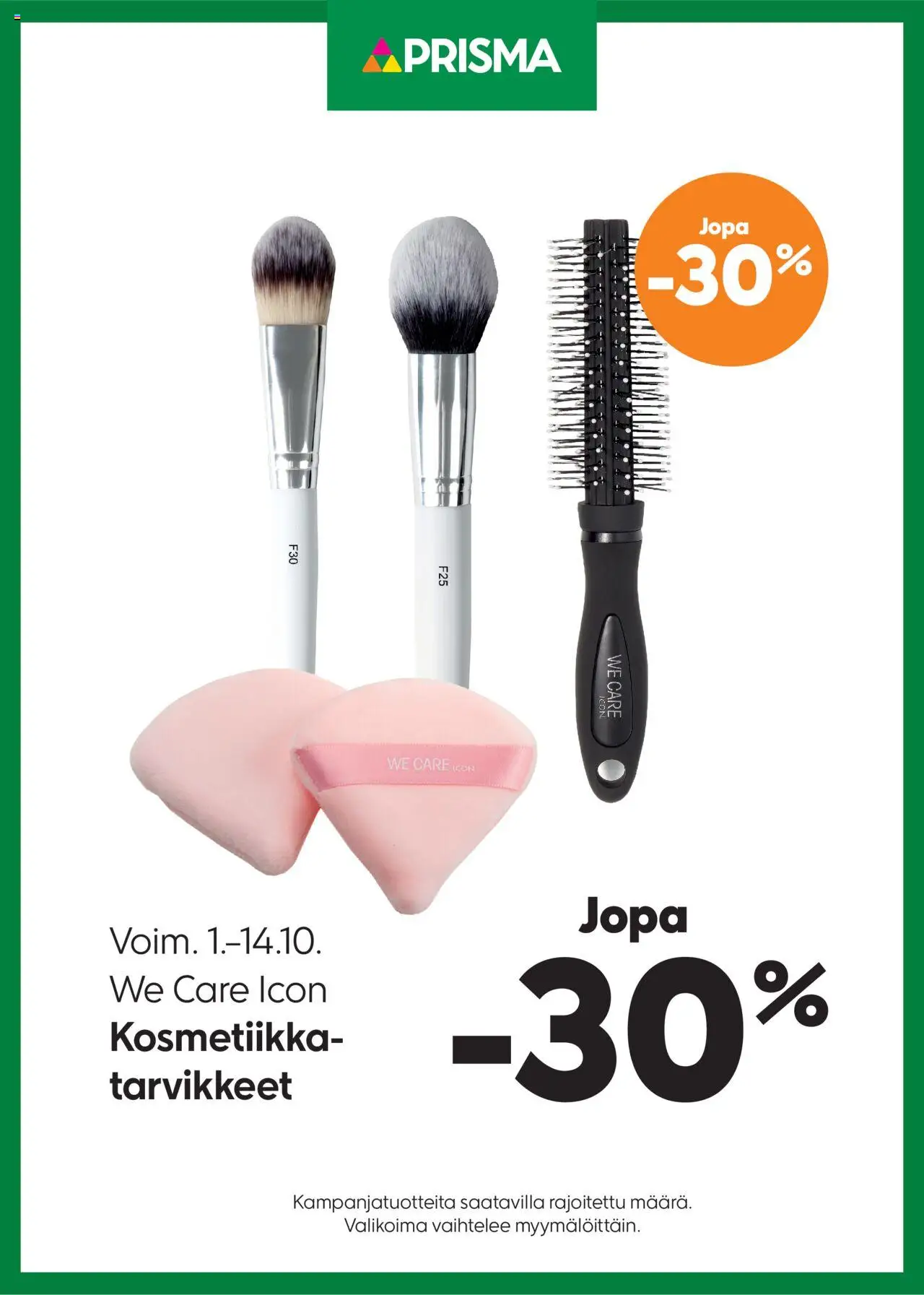 Prisma-kaupan Tarjoukset We Care Icon voimassa 01/10/2025 - Sivulla 1