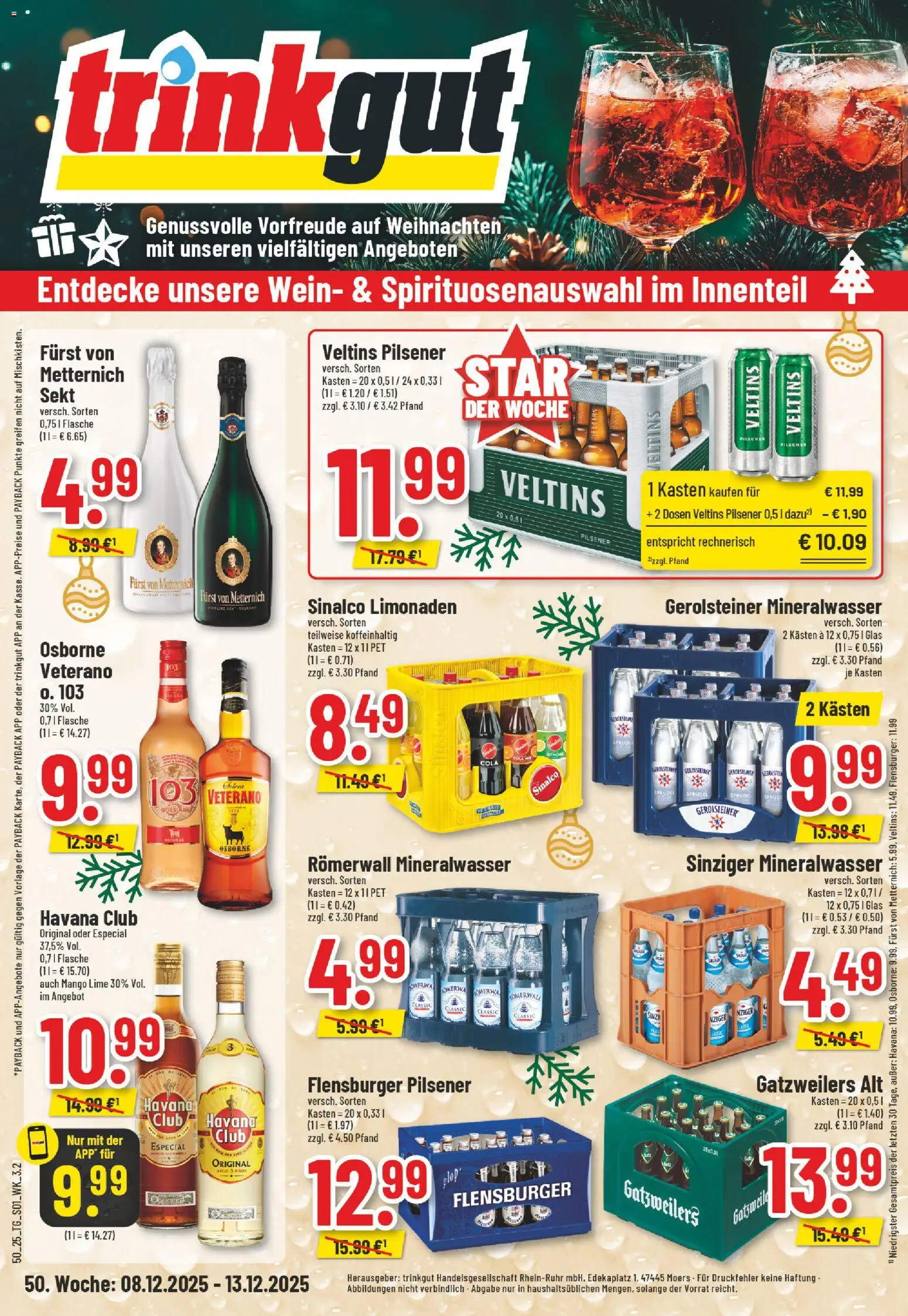 Vorschau von dem Prospekt des Geschäftes Trinkgut, gültig ab dem 08.12.2025