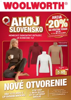 Náhľad Woolworth letáku platného od 11.12.2025