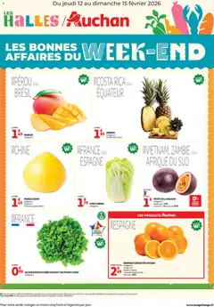 Prévisualisation de Les bons plans du week-end dans votre hyper ! du magasin Auchan formulaire valide 12/02/2026