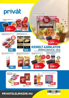 PRIVÁT - Akciós újság PRIVÁT megtekintése, amely érvényes 2026.02.19.-től