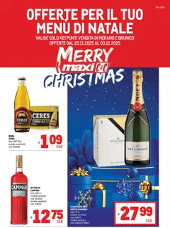 Anteprima dell'opuscolo Volantino Menù di Natale dal negozio Metro valido da 20/11/2025