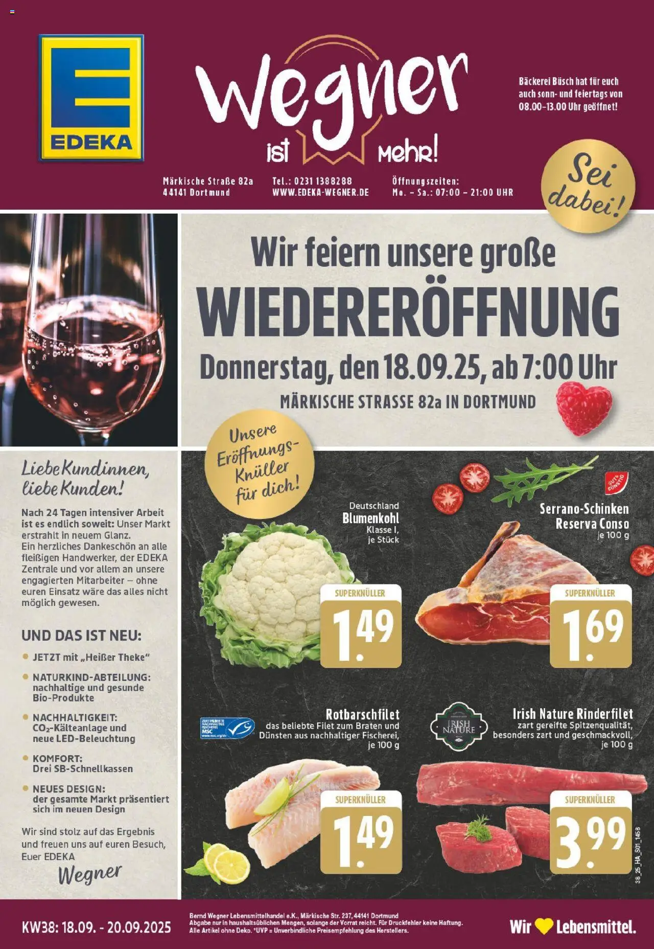EDEKA Prospekt ab 14.09.2025 - Prospekt Dortmund Online