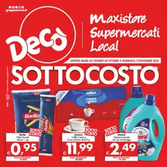 Anteprima dell'opuscolo Volantino Maxistore, Supermercati, Local - Sicilia dal negozio Decò valido da 24/10/2025