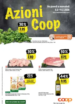 Vorschau des Merkblatts Una settimana di azioni vom Shop Coop gültig von 05.02.2026 bis 11.02.2026