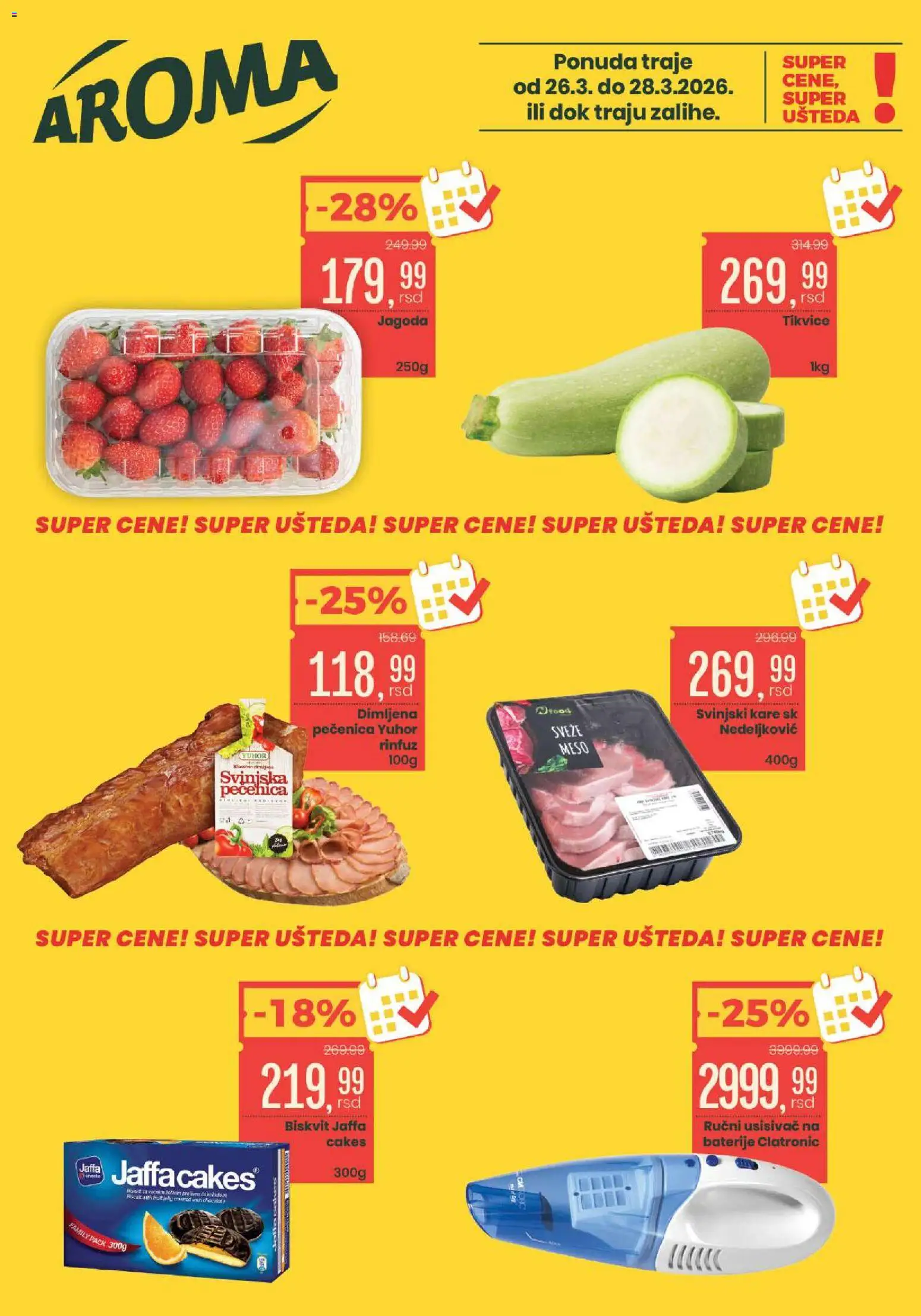 Pregled Aroma Market kataloga - važi od 26.03.2026