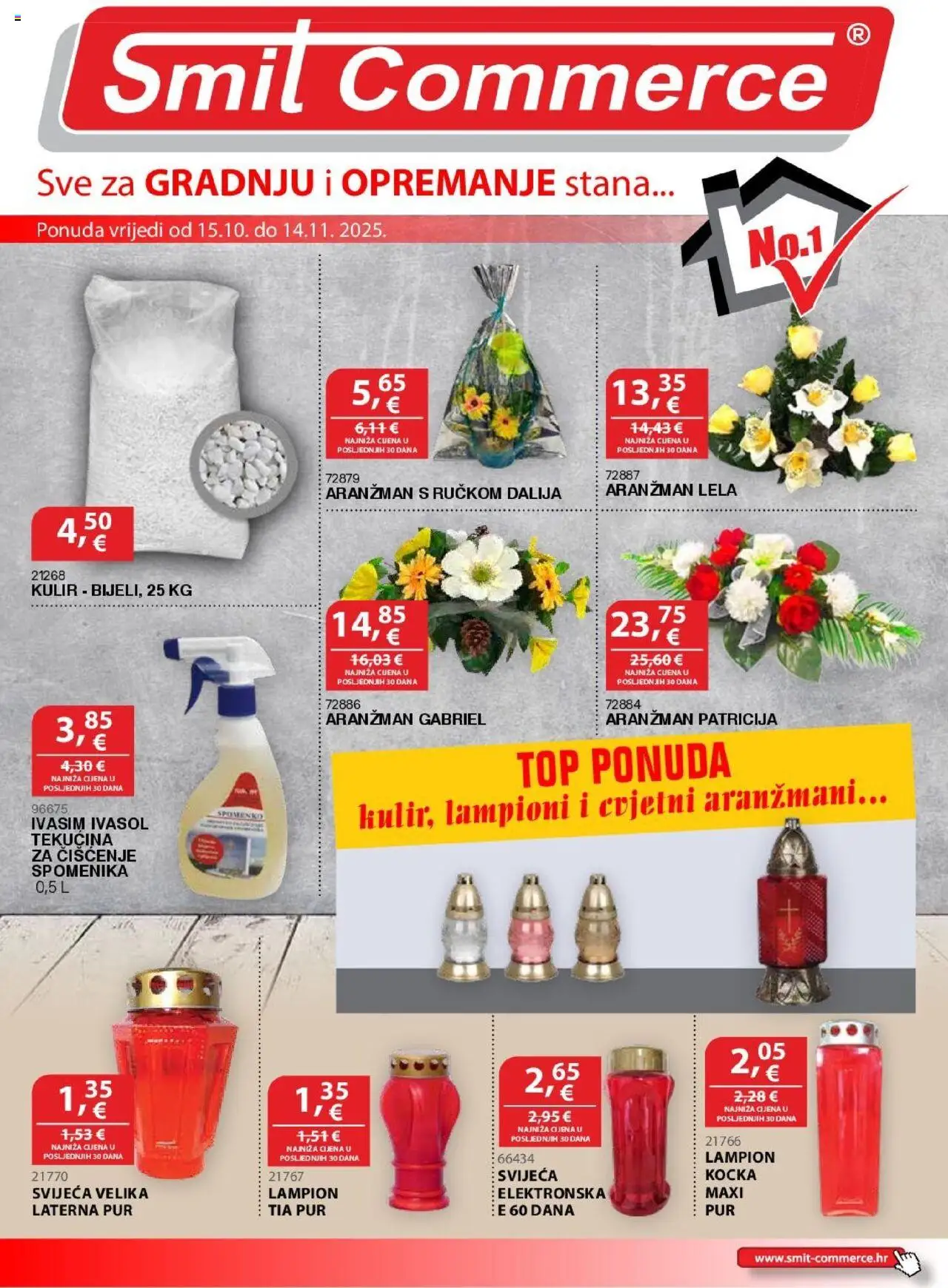 Smit Commerce aktualni Katalog vrijedi od 15.10.2025 - tjedna akcija broj stranice 1
