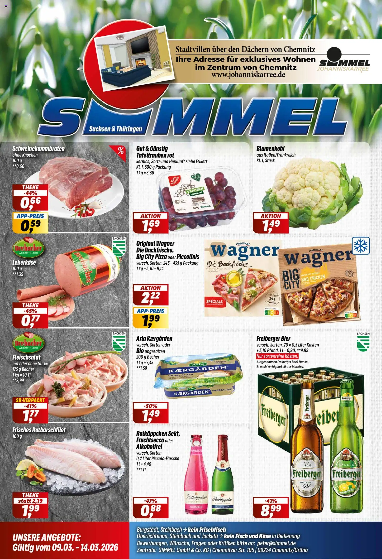 Vorschau von dem Prospekt des Geschäftes Simmel, gültig ab dem 09.03.2026